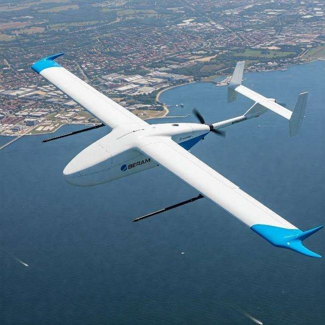 Drones flying in organized airspace