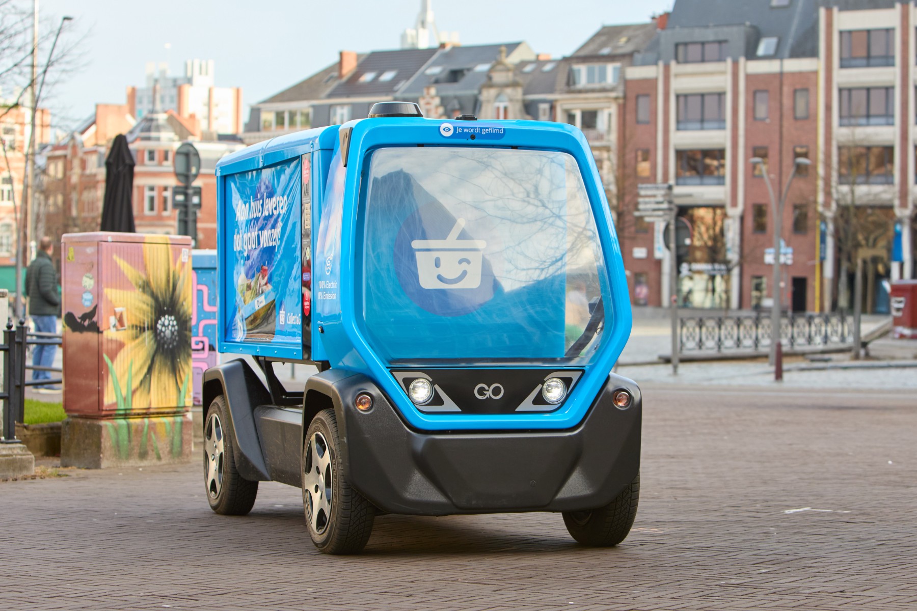 Online Supermarket Tests Autonomous Delivery Vehicles In Belgium Electrive Com