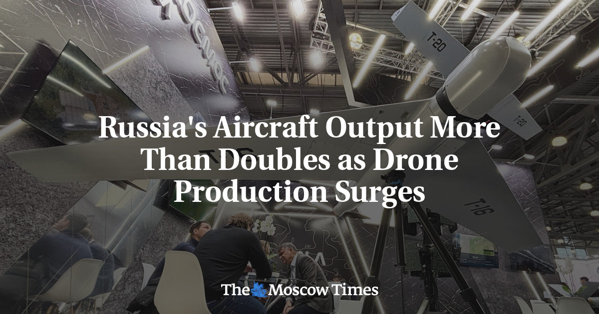 Russia 039 S Aircraft Output More Than Doubles As Drone Production Surges The Moscow Times
