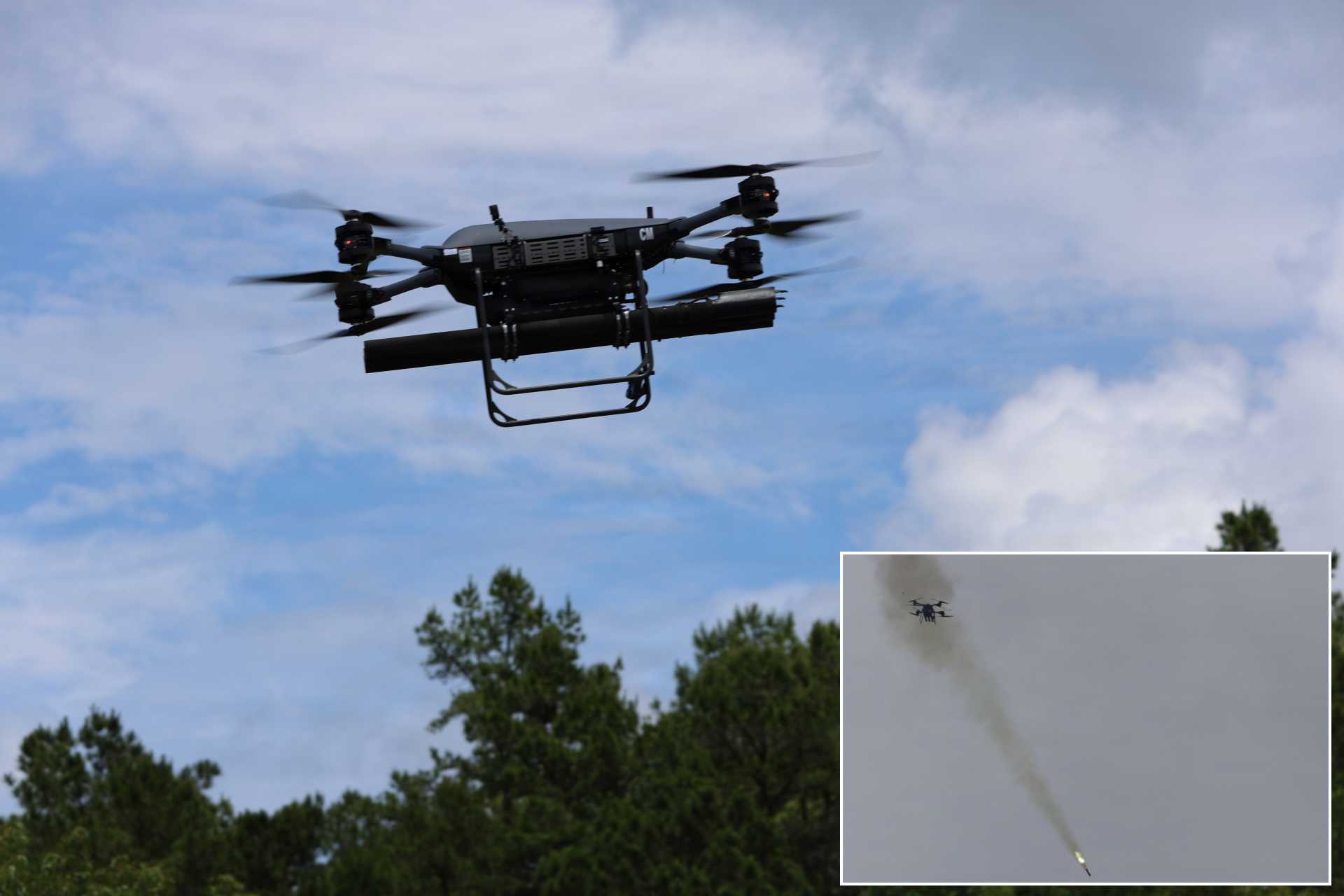 U S Army And Industry Turn Trv 150 Cargo Drone Into A Flying Rocket Launcher