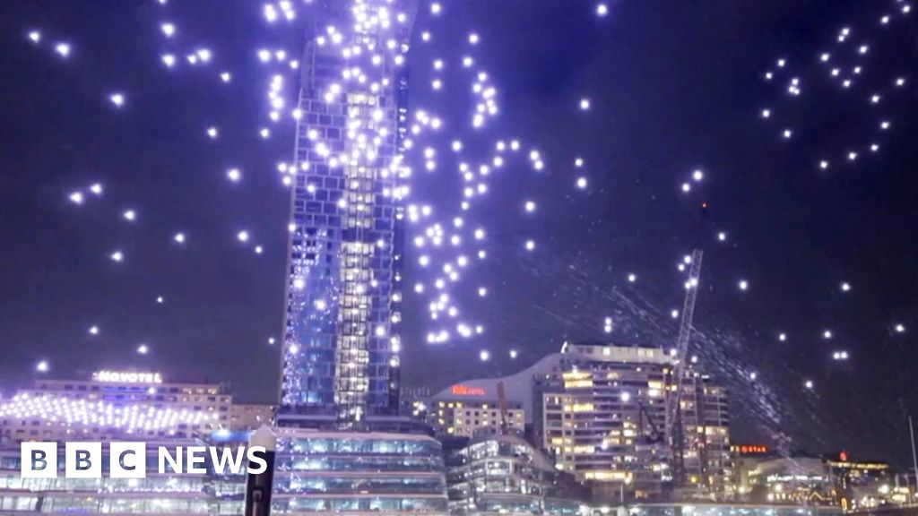 Watch Drones Crash Into Water After Sydney Light Show Malfunction